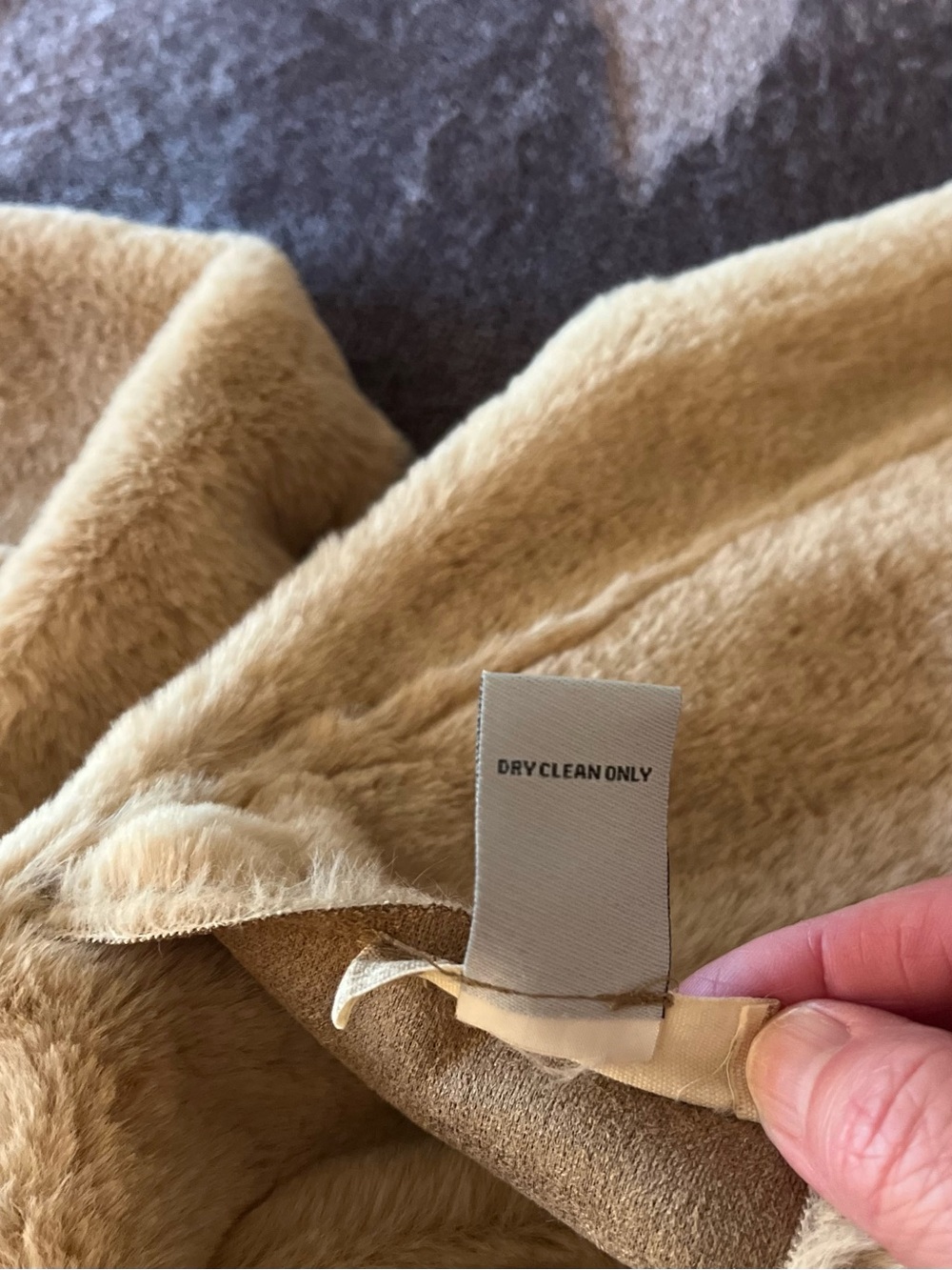 Altar’d State Tan Sherpa Reversible Faux Suede Jacket Size Large - Picture 9 of 16